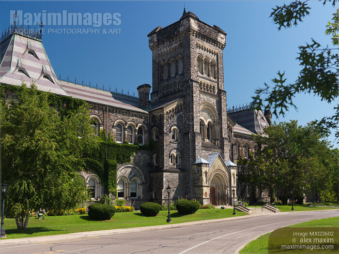 University College Building of UofT Stock photo of University College Building of UofT Buy commercial use license at MaximImages