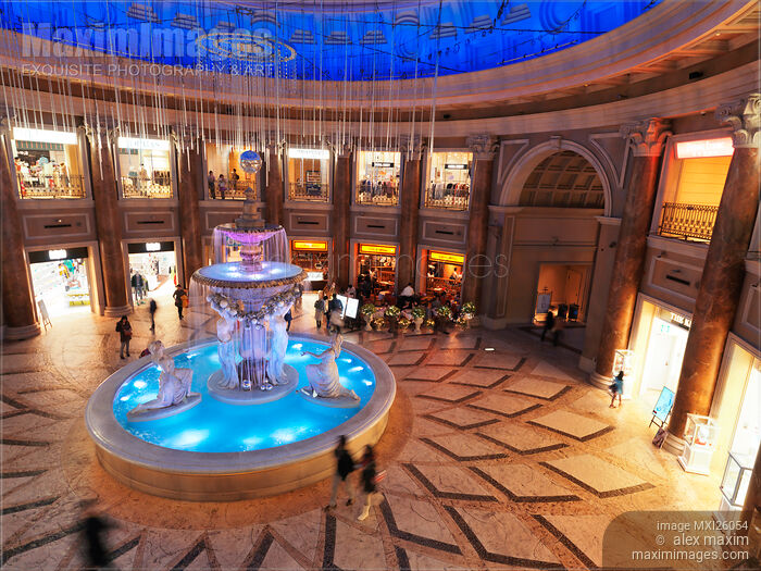 Stock photo of Venus Fort Venice themed shopping mall interior in Japan Buy commercial use license at MaximImages