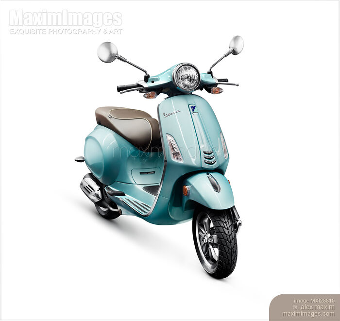 Vespa scooter by Piaggio Stock photo of Vespa scooter by Piaggio Buy commercial use license at MaximImages