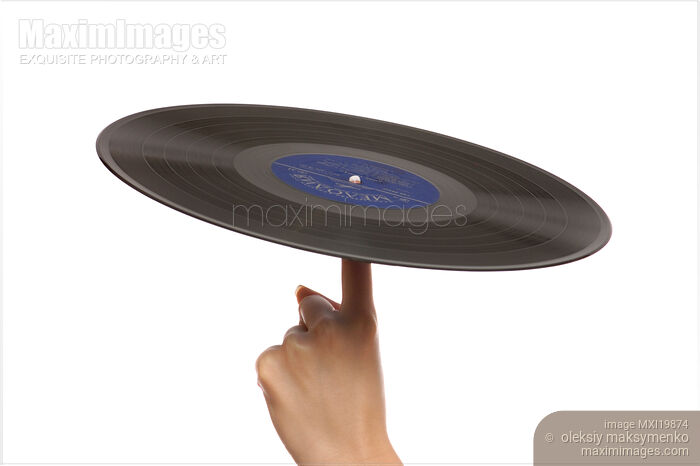 Stock photo of Vinyl Record Buy commercial use license at MaximImages