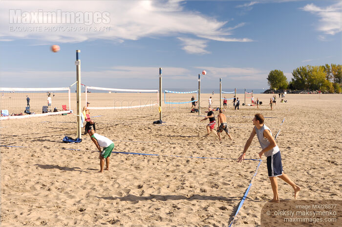 Stock photo of Volleyball Buy commercial use license at MaximImages