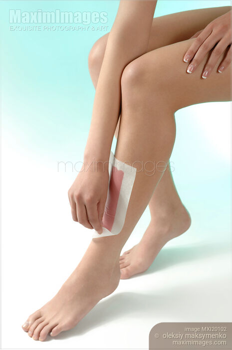 Stock photo of Wax Depilation Buy commercial use license at MaximImages