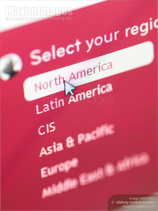 Stock photo of Web site locale Buy commercial use license at MaximImages