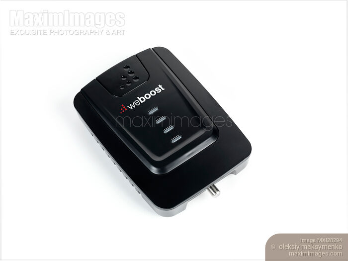 Stock photo of WeBoost cell phone signal booster Buy commercial use license at MaximImages