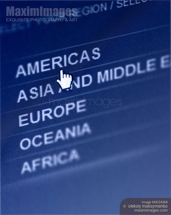 Stock photo of Website localization menu Buy commercial use license at MaximImages