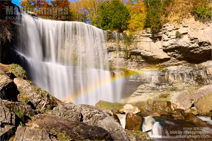 Stock photo of Webster's Falls Buy commercial use license at MaximImages