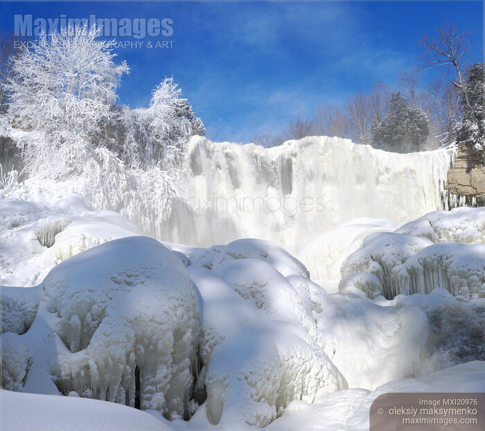 Stock photo of Webster's Falls Buy commercial use license at MaximImages