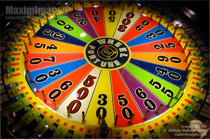 Stock photo of Wheel of Fortune Buy commercial use license at MaximImages