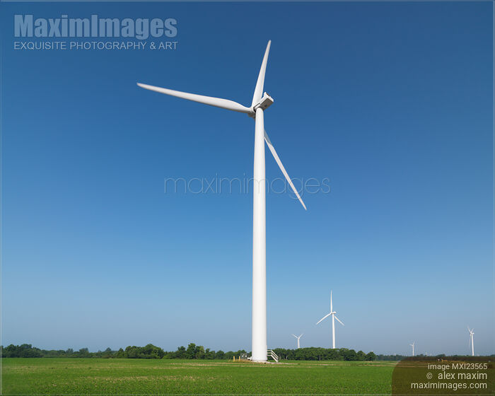 Wind Turbines Stock photo of Wind Turbines Buy commercial use license at MaximImages