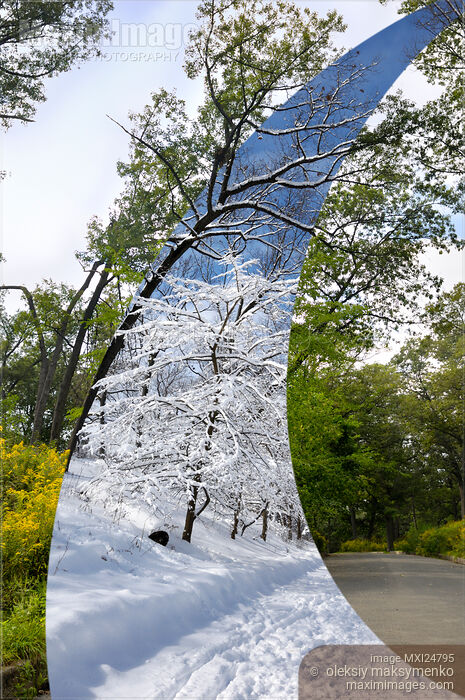 Winter and Summer Stock photo of Winter and Summer Buy commercial use license at MaximImages
