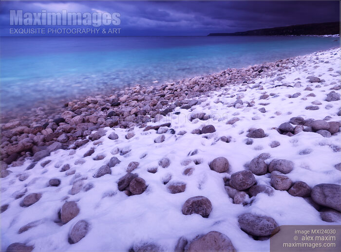 Wintertime landscape scenery of Georgian Bay shore line Stock photo of Wintertime landscape scenery of Georgian Bay shore line Buy commercial use license at MaximImages