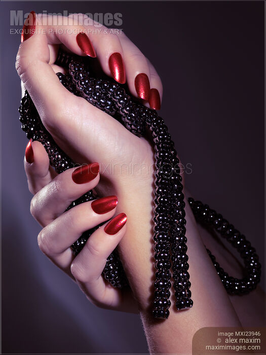 Woman Hands Holding Jewelry Stock photo of Woman Hands Holding Jewelry Buy commercial use license at MaximImages
