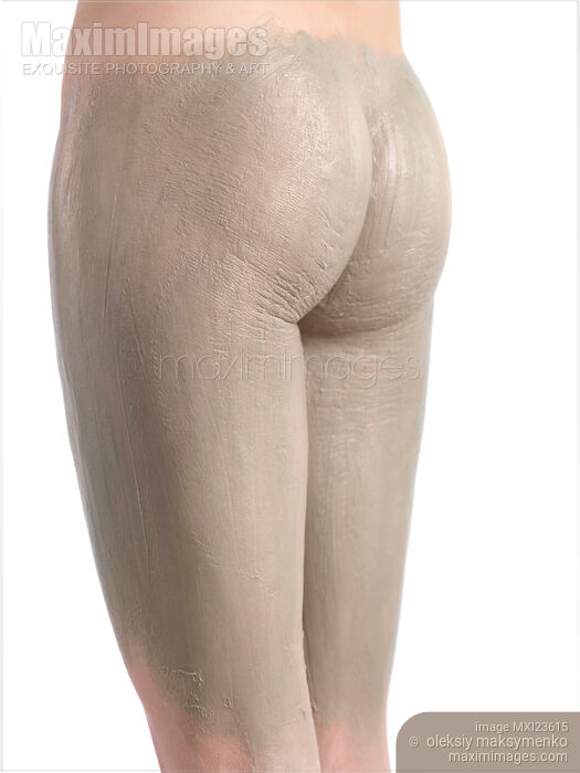 Woman With Bentonite Clay Body Mask Stock photo of Woman With Bentonite Clay Body Mask Buy commercial use license at MaximImages