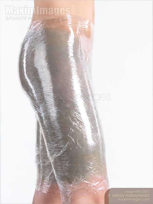 Woman With Bentonite Clay Body Wrap Stock photo of Woman With Bentonite Clay Body Wrap Buy commercial use license at MaximImages