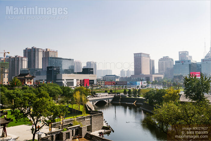 Stock photo of Xi'an city scenery Buy commercial use license at MaximImages