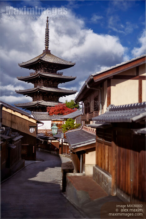 Yasaka 5-story pagoda of Japanese Buddhist temple Hokan-ji in Kyoto Stock photo of Yasaka 5-story pagoda of Japanese Buddhist temple Hokan-ji in Kyoto Buy commercial use license at MaximImages