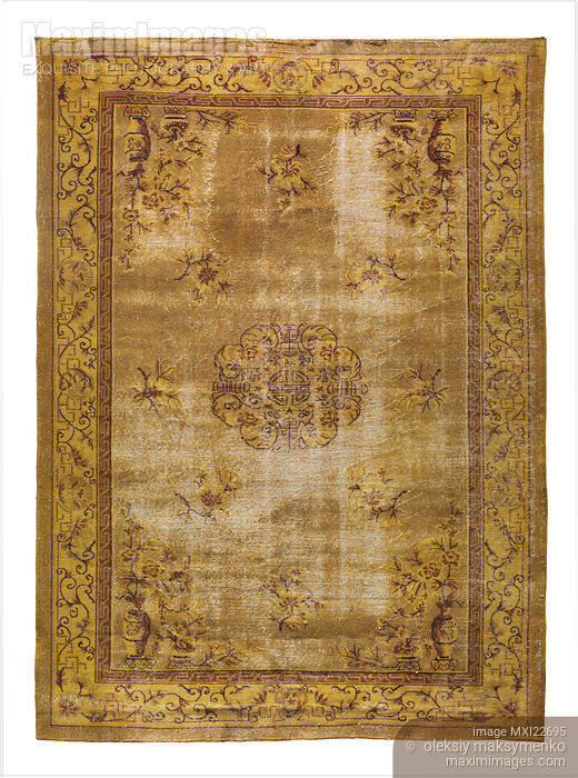 Stock photo of Yellow Vintage Carpet Buy commercial use license at MaximImages