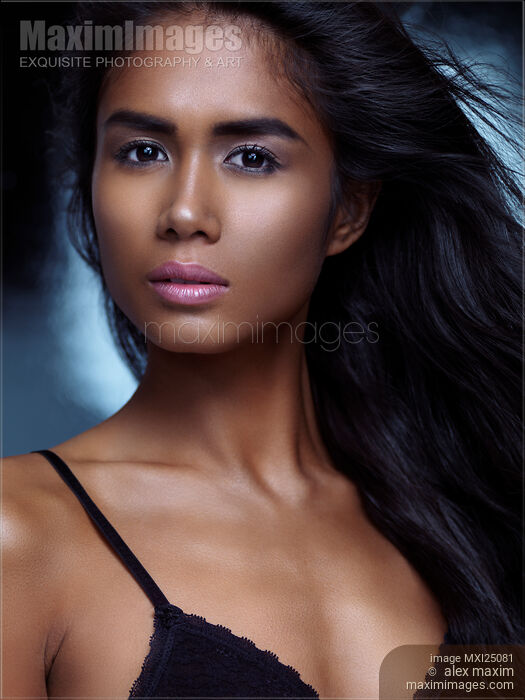 Young woman face expressive beauty portrait Stock photo of Young woman face expressive beauty portrait Buy commercial use license at MaximImages