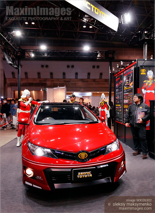 Stock photo of Zeonic Toyota at Anime Fair Buy commercial use license at MaximImages