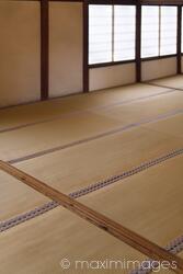 Japanese Tatami Mat Floor Texture . Stock Image - Image of detail